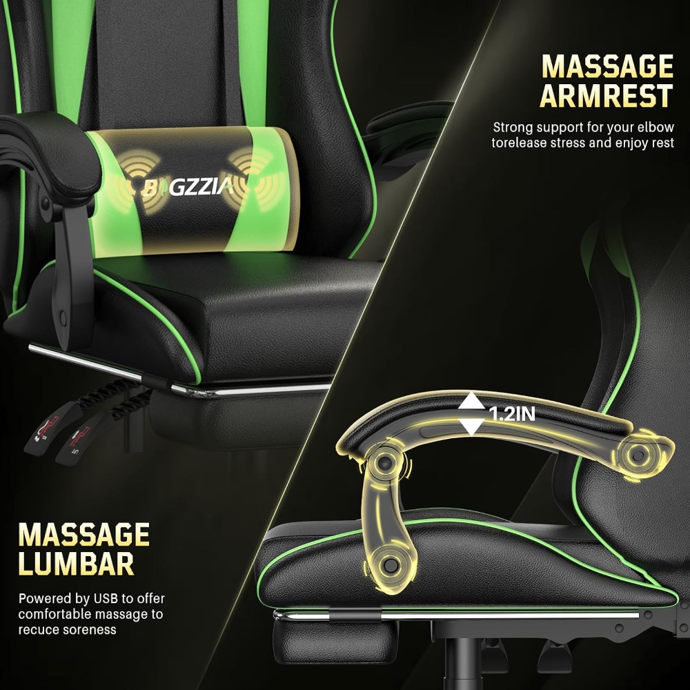 Gaming-Stuhl mit Massagefunkti – Massage Bewertung und Preis