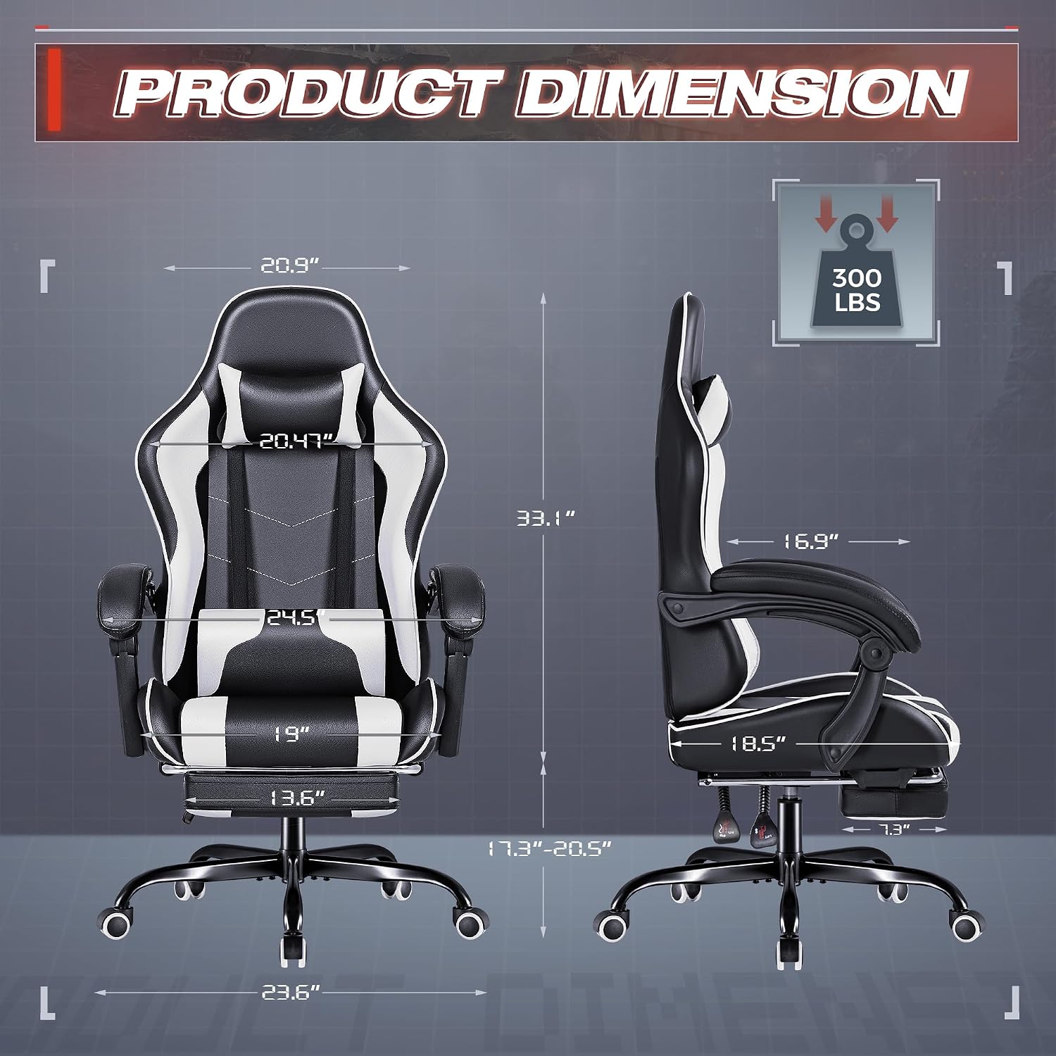 Furmax Gaming-Stuhl, Videospie – Massage Bewertung und Preis