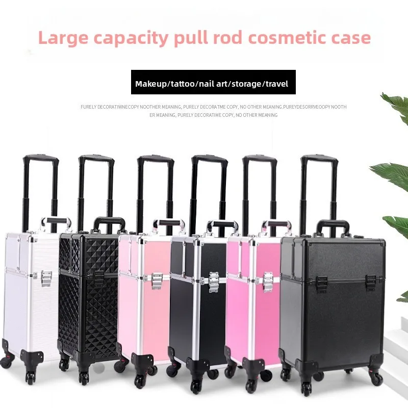 Rollender Kosmetik-Koffer-Orga – Nail Art Bewertung und Preis